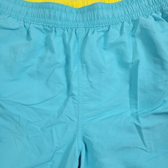 Polo Ralph Lauren Blue Yellow Pony Swim Trunks Mens Size XL Short - Picture 8 of 10